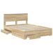 Estructura de cama matrimonial Estructura de cama matrimonial Madera Clara