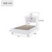 Cama infantil de polipiel Cama infantil de polipiel Blanco
