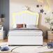 Cama infantil de polipiel Cama infantil de polipiel Blanco
