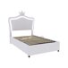 Cama infantil de polipiel Cama infantil de polipiel Blanco
