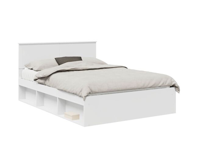 Estructura de cama doble matrimonial - 140 x 200 cm madera de pino macizo