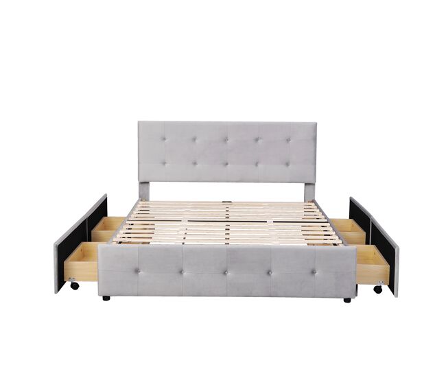 Cama infantil de terciopelo 149x210
