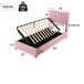 Cama infantil de lino 90x203 Cama infantil de lino 90x203 Beige