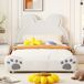 Cama infantil de terciopelo 140x210 Cama infantil de terciopelo 140x210 Blanco
