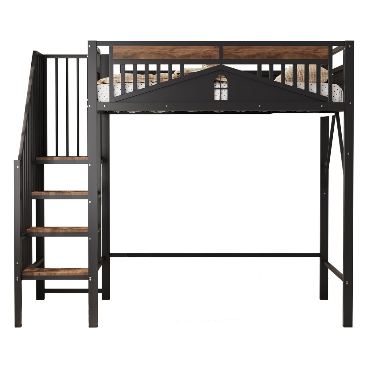 Cama infantil de metal 95x255