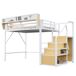 Cama infantil de metal 145x255 Cama infantil de metal 145x255 Blanco