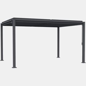 Pérgola bioclimática independente com venezianas ajustáveis ??Howard - 3 x 4 m - Cinza