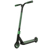 SPORTNOW Trotinete Acrobática Trotinete Freestyle com Guiador 360° Rolamentos ABEC-9 Rodas de PU de 120 mm Estrutura de Alumínio Aço Antiderrapante para Adolescentes Adultos para Skatepark 66x47x81 cm Verde