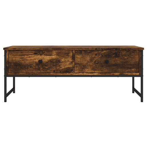 Mesa de Centro, Mesa baixa, 101x49x39,5 cm derivados madeira carvalho fumado