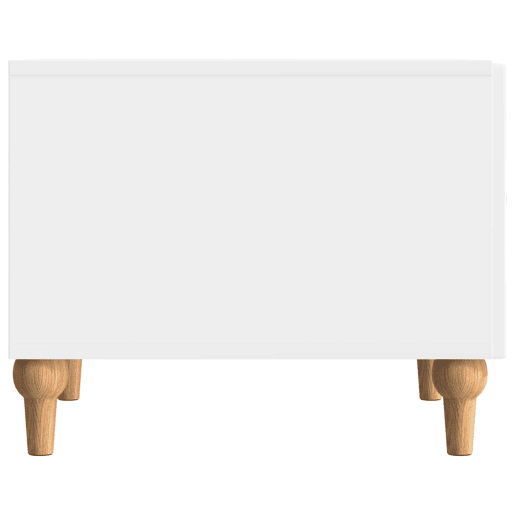 Mesa de Centro, Mesa baixa, com gaveta Branco Brilhante 49 x 50 x 40 cm