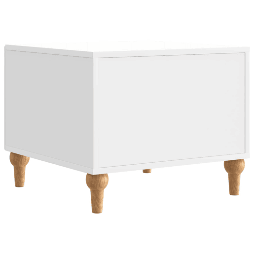 Mesa de Centro, Mesa baixa, com gaveta Branco Brilhante 49 x 50 x 40 cm