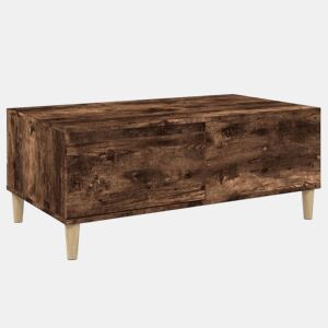 Mesa de Centro, Mesa baixa, 90x50x36,5 cm derivados madeira carvalho fumado