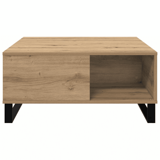 Mesa de Centro, Mesa baixa, Carvalho Artesanal 80 x 80 x 36,5 cm