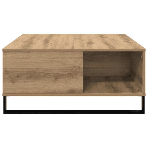 Mesa de Centro, Mesa baixa, Carvalho Artesanal 80 x 80 x 36,5 cm