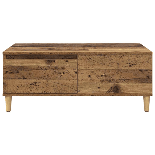 Mesa de Centro, Mesa baixa, com gaveta Madeira Antiga 90 x 50 x 35 cm