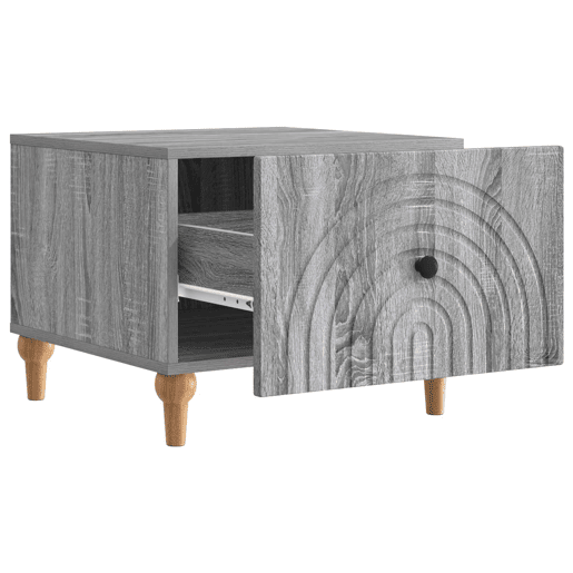 Mesa de Centro, Mesa baixa, com gaveta Sonoma Cinzento 49 x 50 x 40 cm