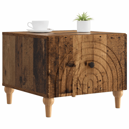 Mesa de Centro, Mesa baixa, com gaveta Madeira antiga 49 x 50 x 40 cm