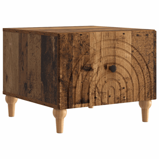 Mesa de Centro, Mesa baixa, com gaveta Madeira antiga 49 x 50 x 40 cm