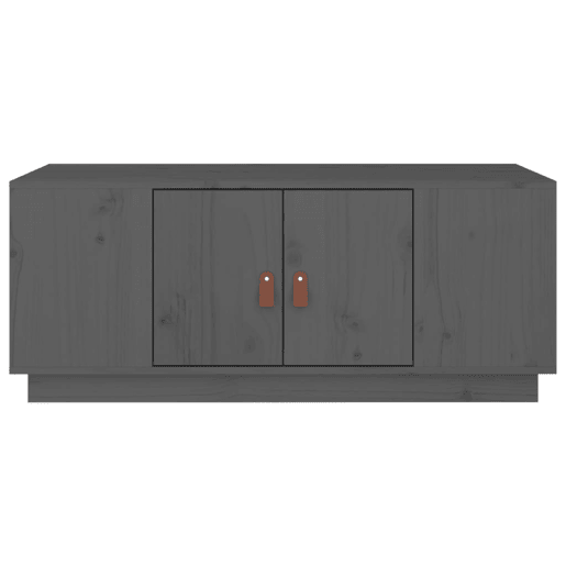 Mesa de Centro, Mesa baixa, 100x50x41 cm madeira de pinho maciça cinza