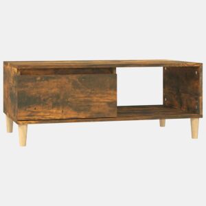 Mesa de Centro, Mesa baixa, 90x50x36,5 cm derivados madeira carvalho fumado