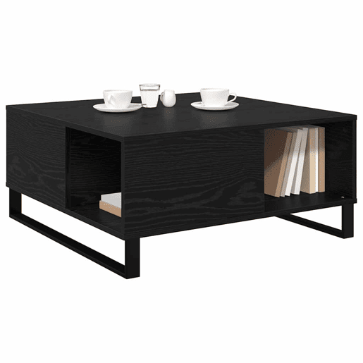 Mesa de Centro, Mesa baixa, Carvalho Preto 80 x 80 x 36,5 cm