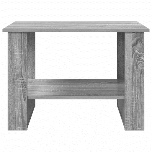 Mesa de Centro, Mesa baixa, Cinza Sonoma 72 x 50 x 50 cm Madeira processada
