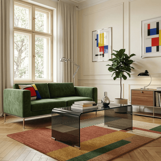 Mesa de centro Väsas montada vidro temperado 90x45x35 cm Cinzento en.casa