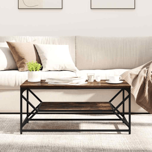 Mesa de Centro, Mesa baixa, Carvalho Defumado 90 x 50 x 40 cm