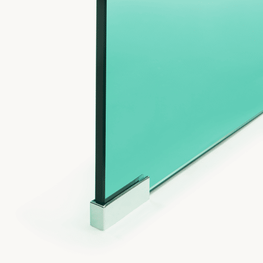 Mesa de centro Väsas montada vidro temperado 90x45x35 cm Verde en.casa