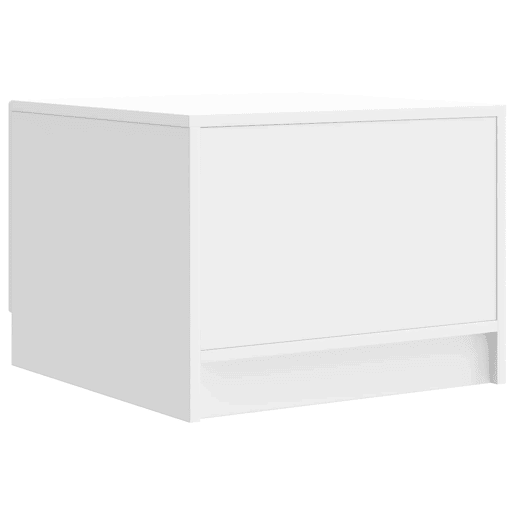 Mesa de Centro, Mesa baixa, com gaveta Branco Brilhante 49 x 50 x 37 cm