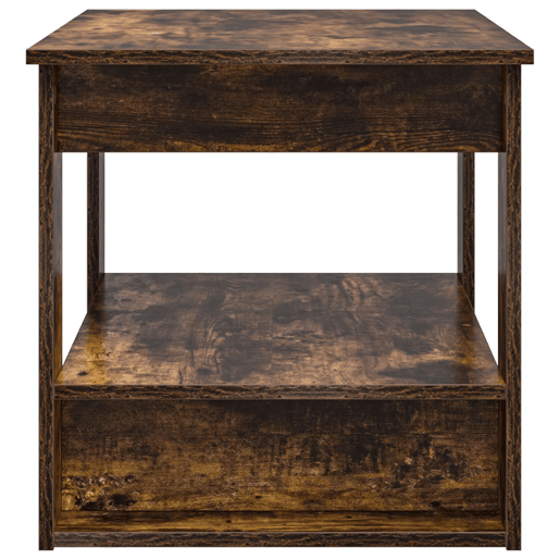 Mesa de Centro, Mesa baixa, Carvalho Defumado 72 x 50 x 50 cm