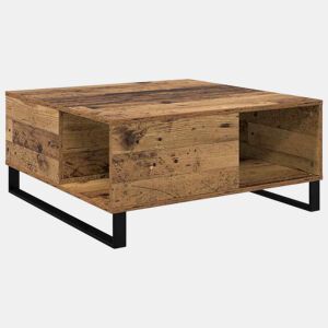 Mesa de Centro, Mesa baixa, Madeira Antiga 80 x 80 x 36,5 cm