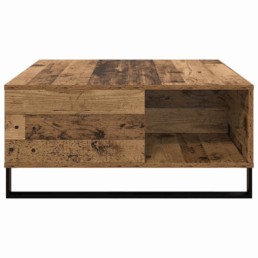 Mesa de Centro, Mesa baixa, Madeira Antiga 80 x 80 x 36,5 cm Mesa de Centro, Mesa baixa, Madeira Antiga 80 x 80 x 36,5 cm