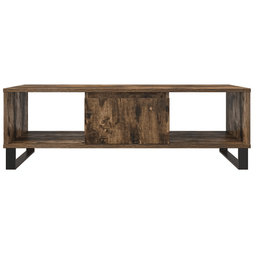 Mesa de Centro, Mesa baixa, 104x60x35cm derivados de madeira carvalho fumado