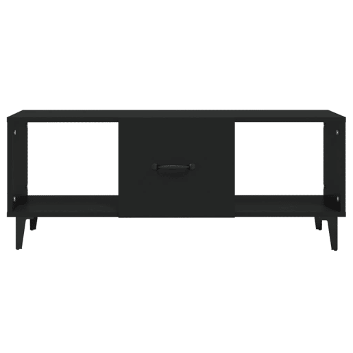 Mesa de Centro, Mesa baixa, 102x50x40 cm madeira processada preto