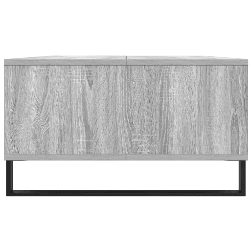 Mesa de Centro, Mesa baixa, 104x60x35 cm derivados madeira cinzento sonoma