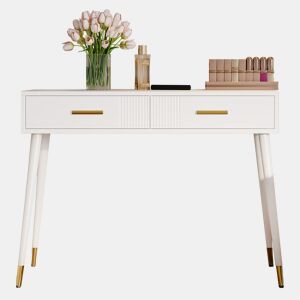 Toucador de mdf com 2 gavetas,branco