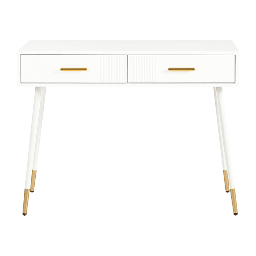 Toucador de mdf com 2 gavetas,branco Toucador de mdf com 2 gavetas,branco