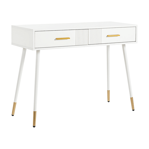 Toucador de mdf com 2 gavetas,branco Toucador de mdf com 2 gavetas,branco