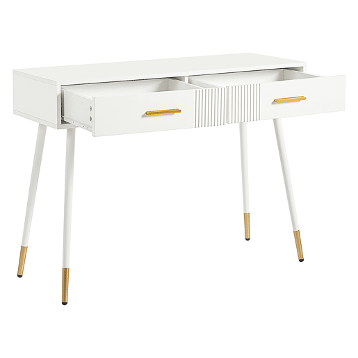 Toucador de mdf com 2 gavetas,branco Toucador de mdf com 2 gavetas,branco