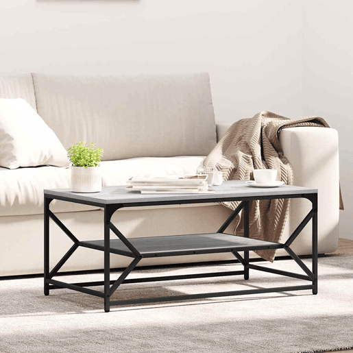 Mesa de Centro, Mesa baixa, Cinza Sonoma 90 x 50 x 40 cm