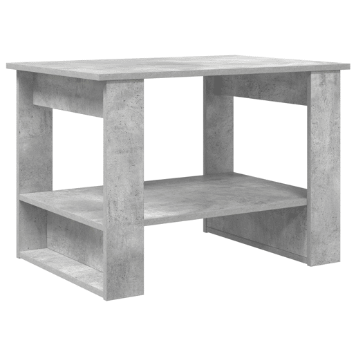 Mesa de Centro, Mesa baixa, Cinzento 72 x 50 x 50 cm Madeira processada