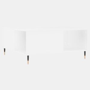 Mesa de Centro, Mesa baixa, 80x80x36,5 cm derivados de madeira branco