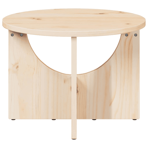 Mesa de Centro, Mesa baixa, Natural 50 x 50 x 35 cm Madeira de pinho maciça