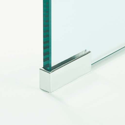 Mesa de centro Väsas montada vidro temperado 90x45x35 cm transparente en.casa