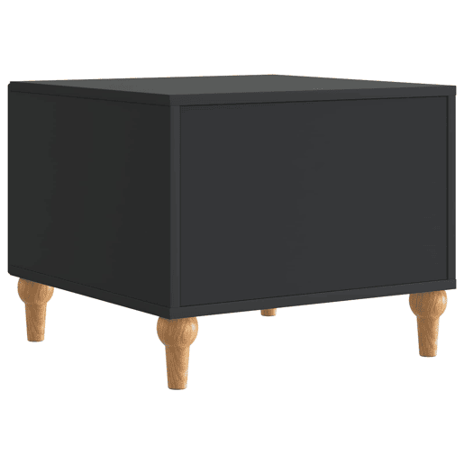 Mesa de Centro, Mesa baixa, Preto 49 x 50 x 40 cm Derivados de Madeira