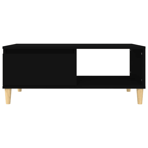 Mesa de Centro, Mesa baixa, 90x50x36,5 cm derivados de madeira preto
