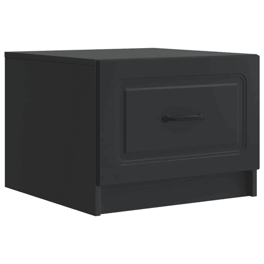 Mesa de Centro, Mesa baixa, Preto 49 x 50 x 37 cm Derivados de Madeira