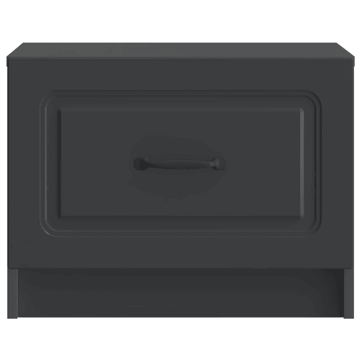 Mesa de Centro, Mesa baixa, Preto 49 x 50 x 37 cm Derivados de Madeira