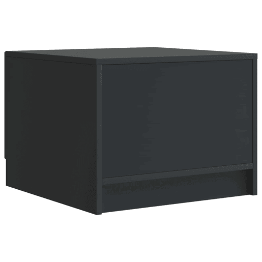 Mesa de Centro, Mesa baixa, Preto 49 x 50 x 37 cm Derivados de Madeira